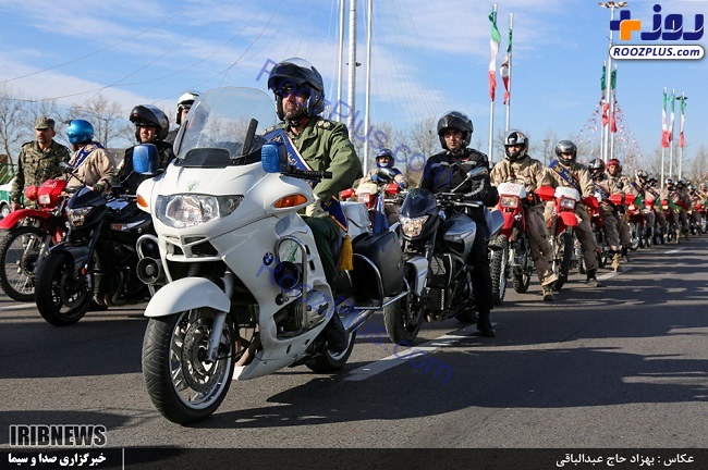 رژه موتورسواران در تهران +عکس