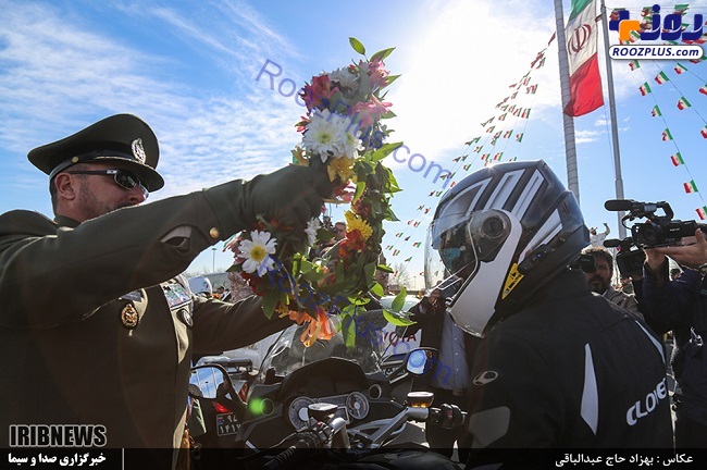 رژه موتورسواران در تهران +عکس
