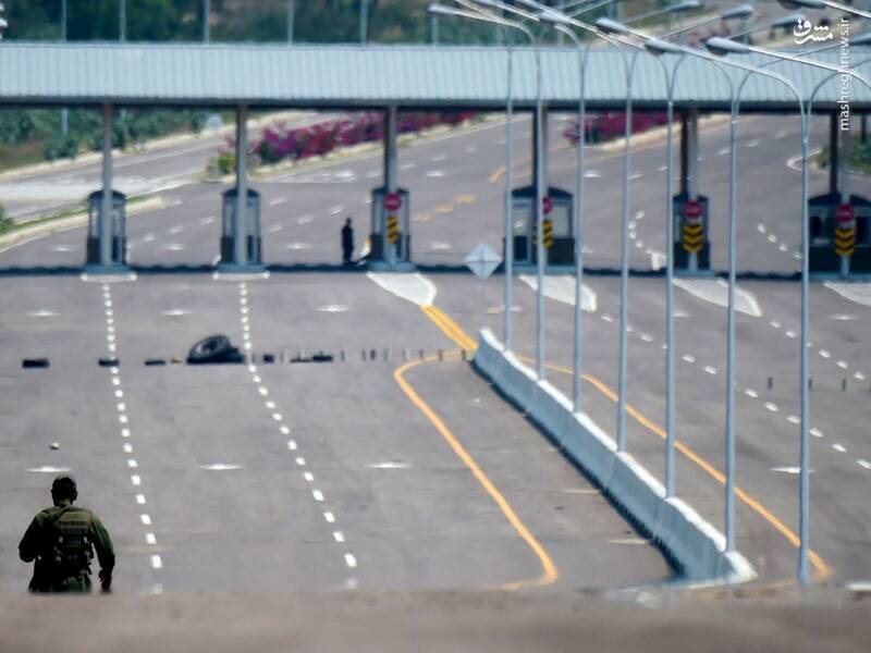 مسیر ورود آمریکایی‌ها به ونزوئلا مسدود شد+عکس
