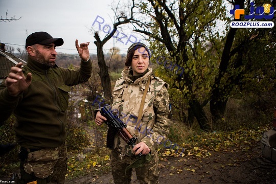 زنان اوکراینی در جنگ با روسیه +عکس