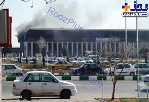اسباب بازی ساختمان ایستگاه راه آهن مشهد را آتش زد+عکس