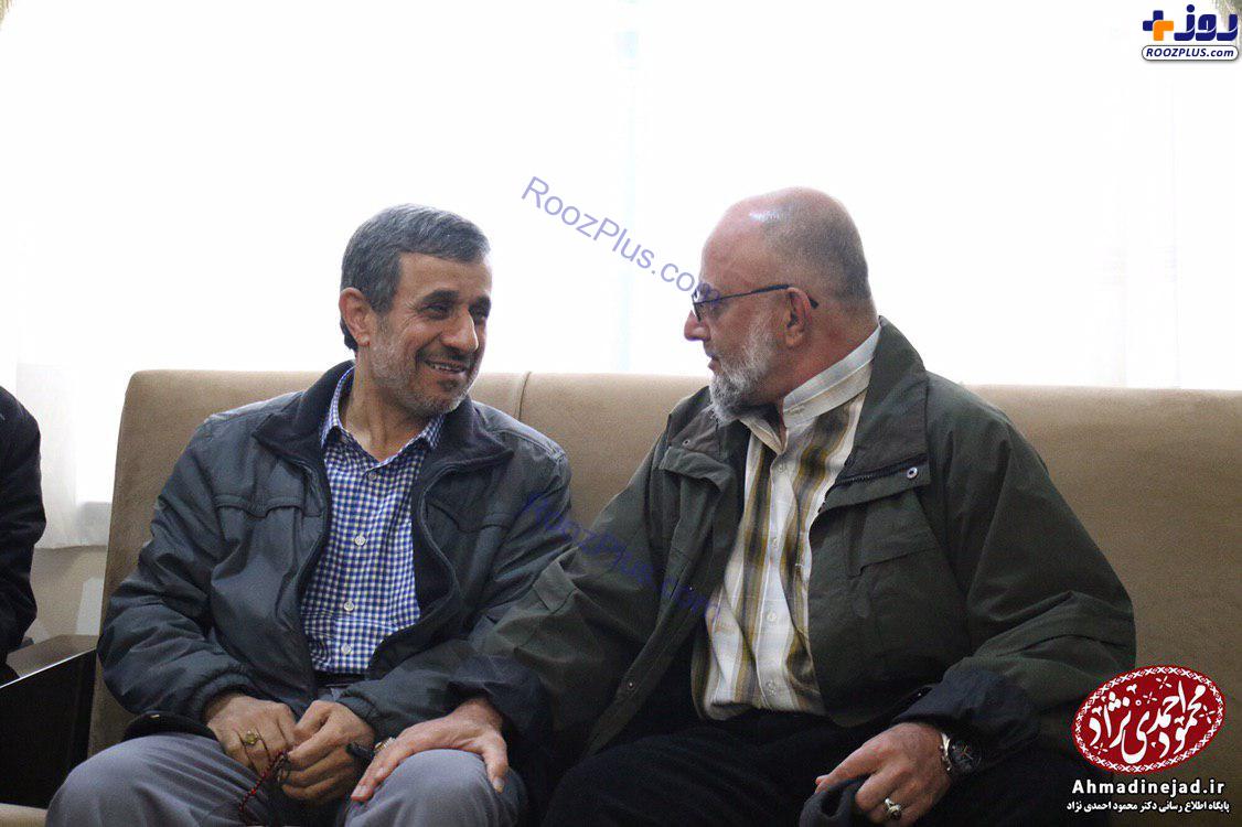 حضور احمدی نژاد در مناطق زلزله زده استان کرمانشاه +عکس