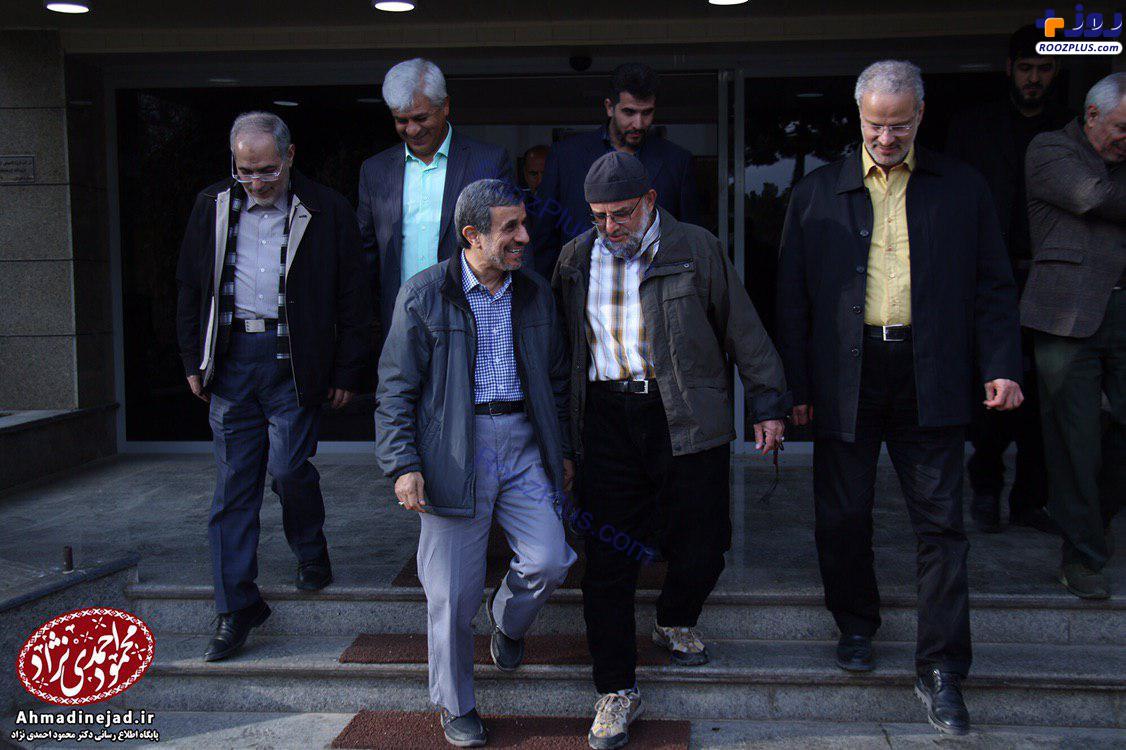 حضور احمدی نژاد در مناطق زلزله زده استان کرمانشاه +عکس