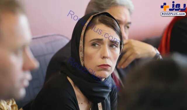 نماد نخست وزیر نیوزیلند برای همدردی با قربانیان +عکس