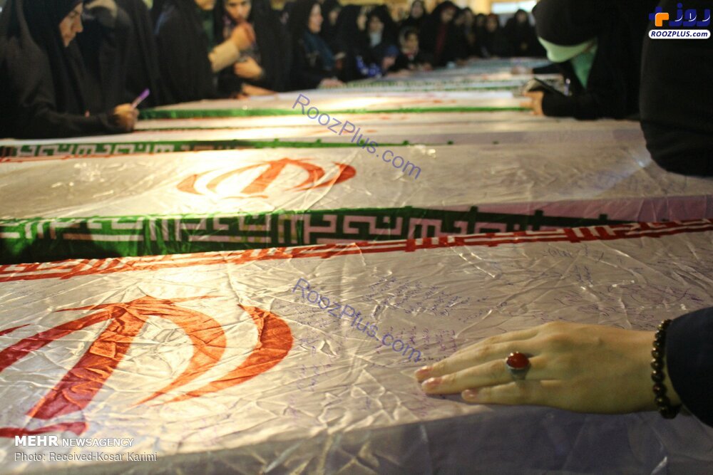 استقبال از پیکر ۱۱۵ شهید دفاع مقدس در معراج شهدای اهواز +عکس