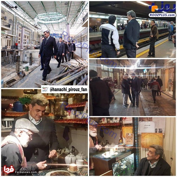 بازارگردی شهردار تهران در آخرین روز‌های سال +عکس