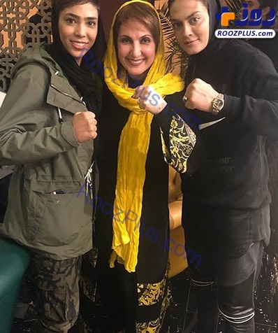 خواهران منصوریان در افتتاحیه سالن زیبایی فاطمه گودرزی +عکس