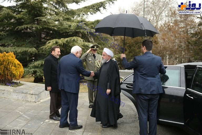 اولین مواجهه روحانی با ظریف پس از استعفا! + تصاویر