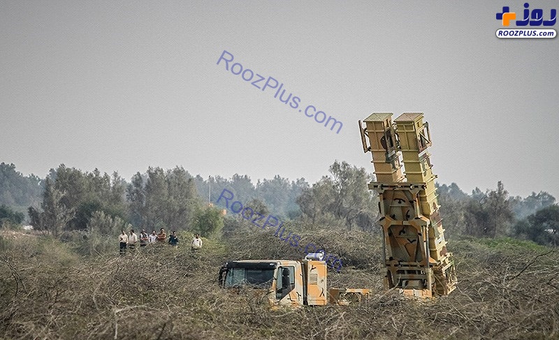 شلیک موشک از سامانه پدافند هوایی صیاد-۲ +تصاویر