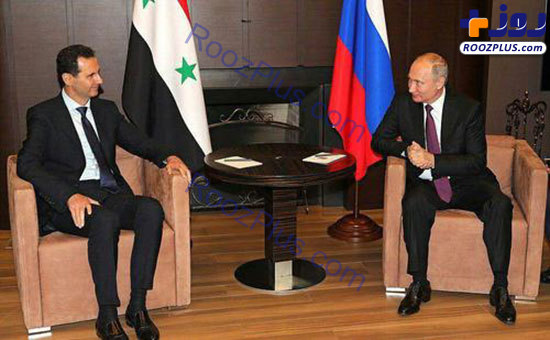 تصاویری از دیدار پوتین و اسد در سوچی