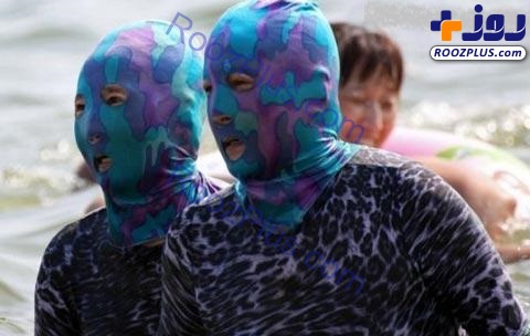 اقدام عجیب زنان چینی برای مقابله با خورشید! +تصاویر