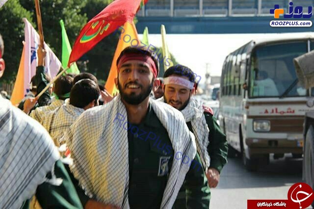 عکس/ شهید حججی در مراسم سالگرد رحلت امام خمینی(ره)