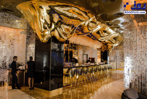 رستوران طلاکوب در برج العرب جمیرا +تصاویر