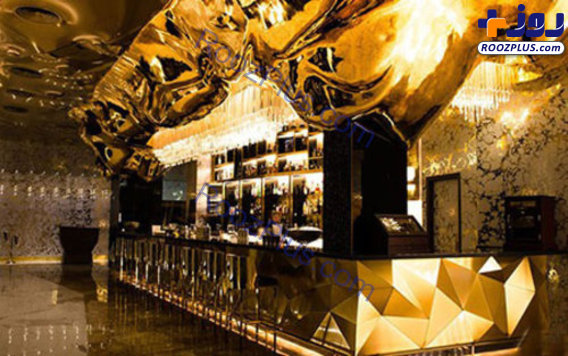 رستوران طلاکوب در برج العرب جمیرا +تصاویر