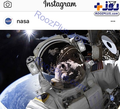 عکس متفاوت یک فضانورد در روز جهانی سلفی