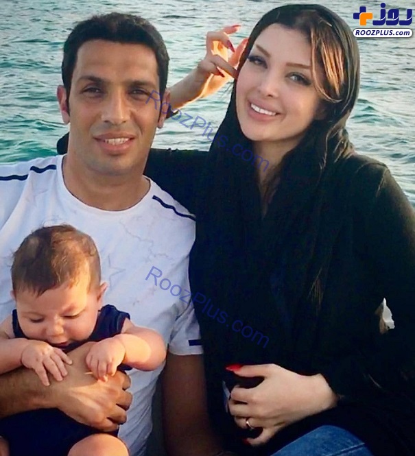 خوشگذرانی فوتبالیست مشهور و همسرش وسط دریا! +عکس