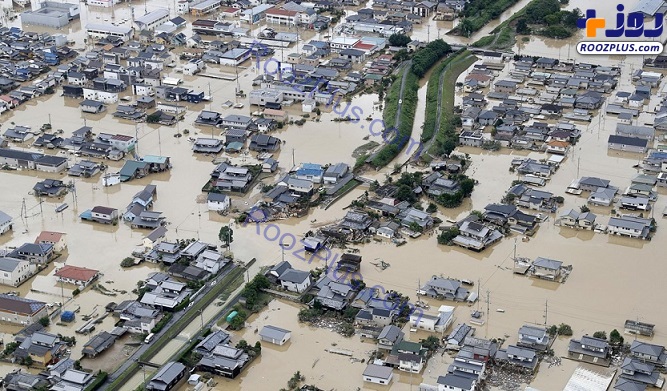 مرگبارترین فاجعه جوی ژاپن در ۳۰ سال اخیر+تصاویر
