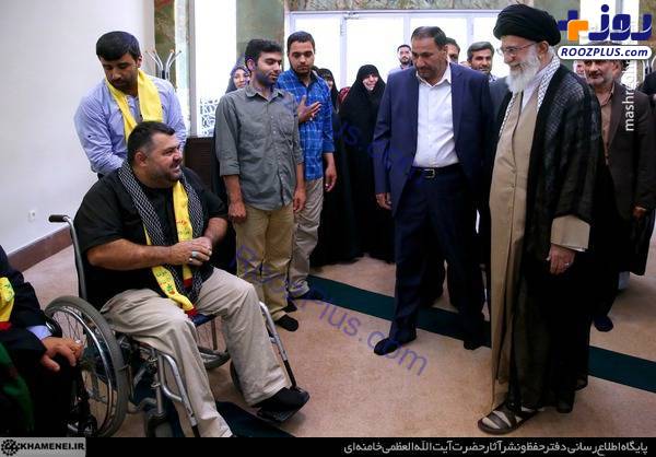 عکس/ دیدار جانبازان حزب‌الله لبنان با رهبر انقلاب