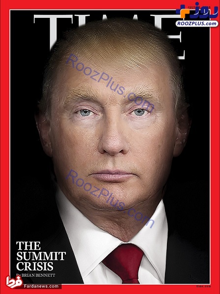 عکس/ جلد جنجال برانگیز مجله تایم برای ترامپ و پوتین