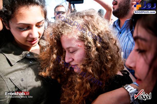 آزادی عهد التمیمی دختر نوجوان فلسطینی +تصاویر