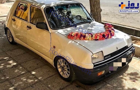 ماشین عروس ساده و غیرعادی عروس و داماد شیرازی!+عکس