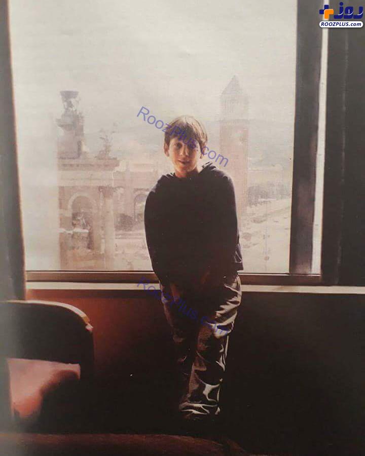 اولین عکس لیونل مسی در شهر بارسلون در 13 سالگی
