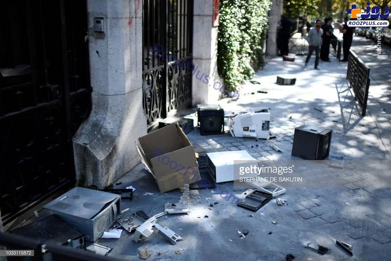 حمله اعضای «کومله» به سفارت ایران در پاریس +تصاویر و اخبار تکمیلی