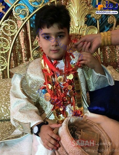 چهارصد سکه طلا هدیه ختنه سوران کودک ۸ ساله +تصاویر