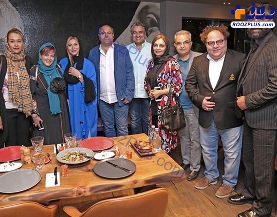 شب عالی «فریبا نادری» با دوستانش +عکس