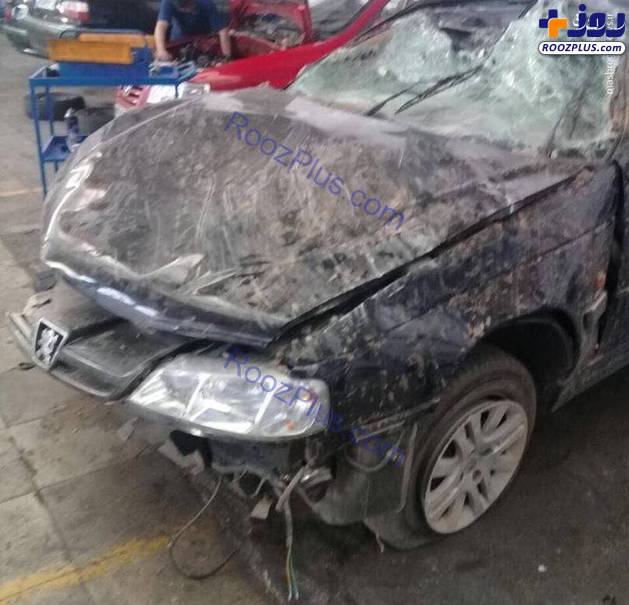 کدام نماینده خودروی شورای شهر تهران را نابود کرد؟! +عکس