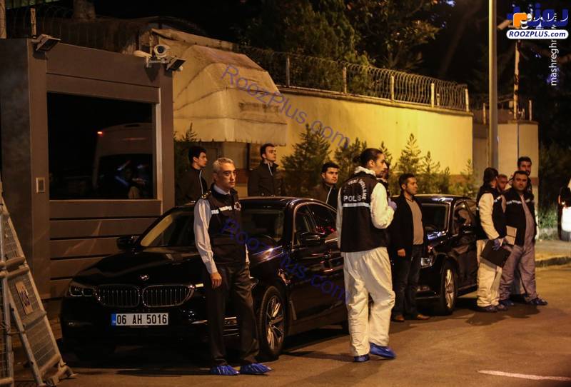 تفتیش شبانه سفارت عربستان در ترکیه +تصاویر