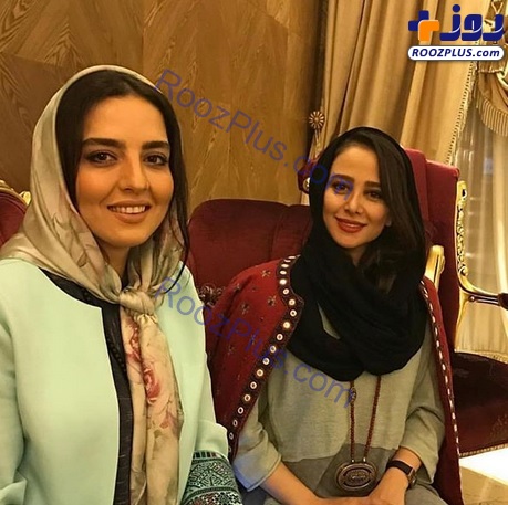 «الناز حبیبی» در کنار خواهر «نرگس محمدی» +عکس