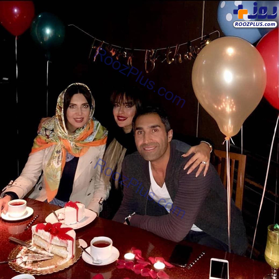 جشن تولد هادی کاظمی در کنار سمانه پاکدل +عکس