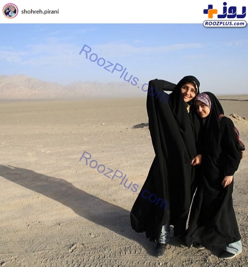دختر شهید «رضایی نژاد» با مادرش در مرز ایران و پاکستان +عکس
