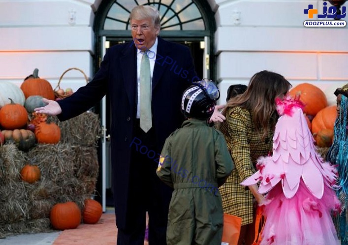وقتی ترامپ با مار بچه ها را می ترساند! +تصاویر