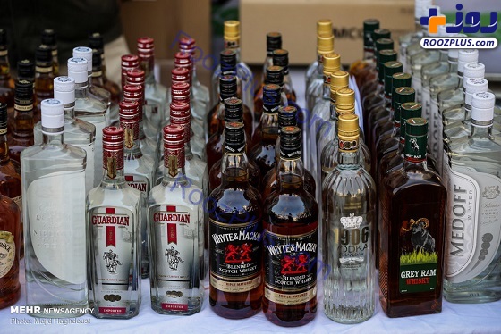مشروبات الکلی کشف شده در طرح رعد+عکس