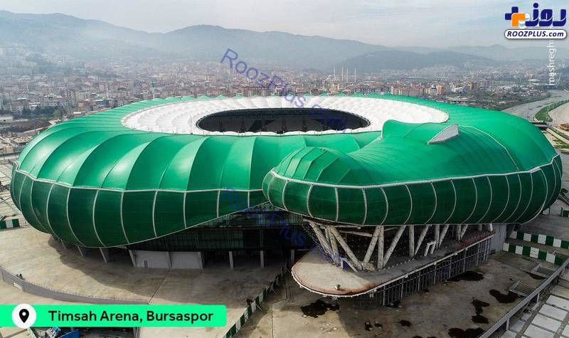 استادیوم فوتبال به شکل تمساح!+عکس