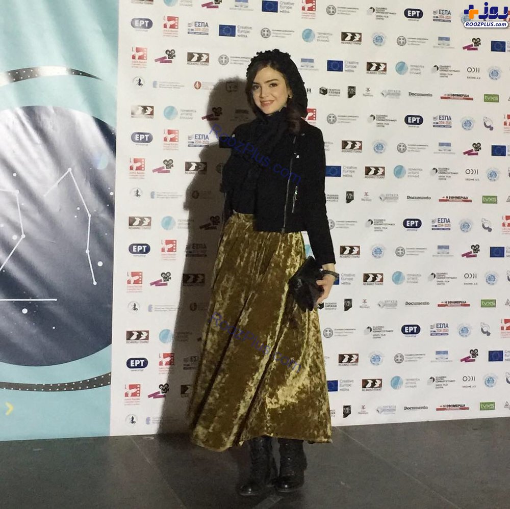 بازیگر زن ایرانی روی فرش قرمز جشنواره یونانی +عکس