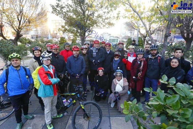 دوچرخه‌سواری آقای شهردار در سومین سه‌شنبه کاری خود +عکس