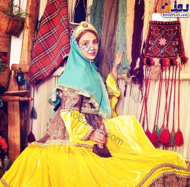 شبنم قلی خانی با لباس زیبای سنتی ایرانی +عکس