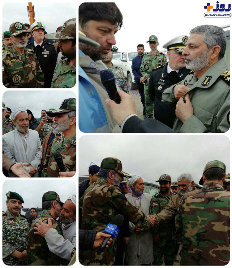حضور فرمانده کل ارتش در گمیشان +عکس
