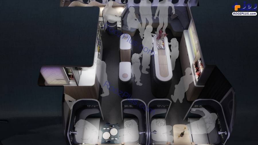 عجیب‌ترین هواپیمای دنیا با امکاناتی باورنکردنی برای مسافران + تصاویر
