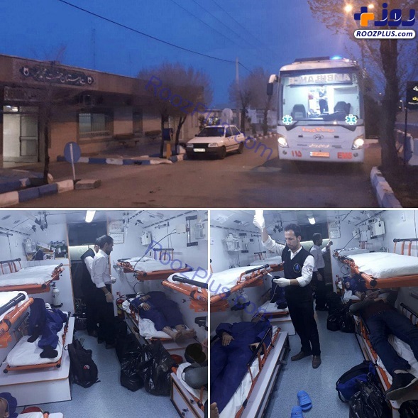 واژگونی اتوبوس تهران-شیراز در اصفهان + عکس