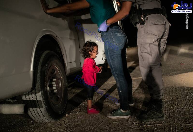 غم انگیزترین عکس از کودک گریان در مرز