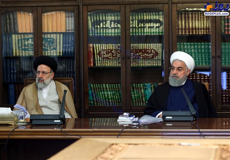 نخستین جلسه مشترک روحانی و رئیسی+عکس