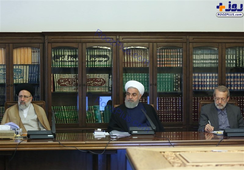 نخستین جلسه مشترک روحانی و رئیسی+عکس