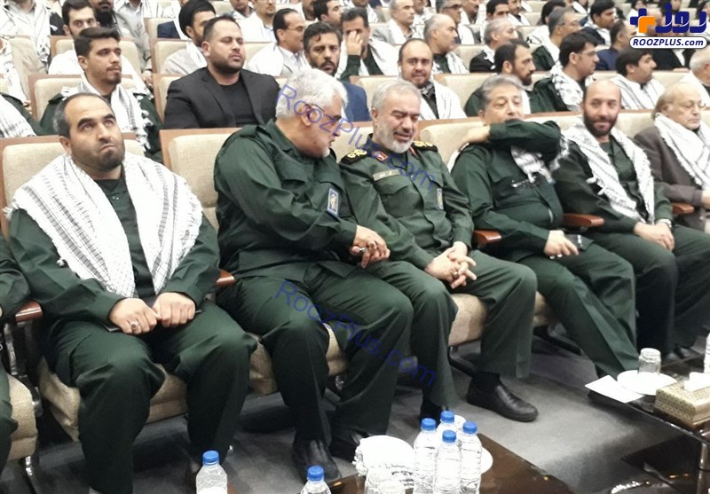حضور طهرانچی با لباس سپاه در دانشگاه آزاد+ عکس