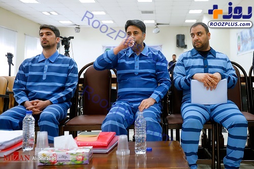 چهره گرفته متهم تعاونی‌های البرز ایرانیان و ولیعصر در دادگاه +عکس