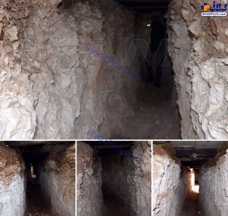 استحکامات و تونل های تروریست ها در ادلب +عکس