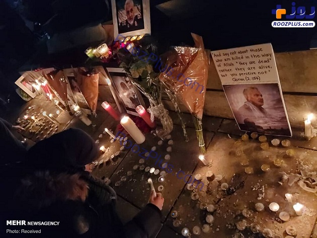 مراسم بزرگداشت شهید سپهبد قاسم سلیمانی در تورنتو کانادا + تصاویر
